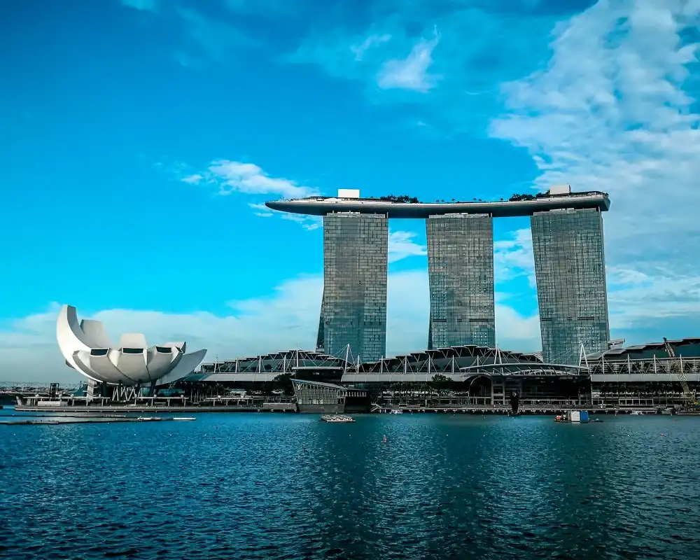 Buildings on Marina Bay