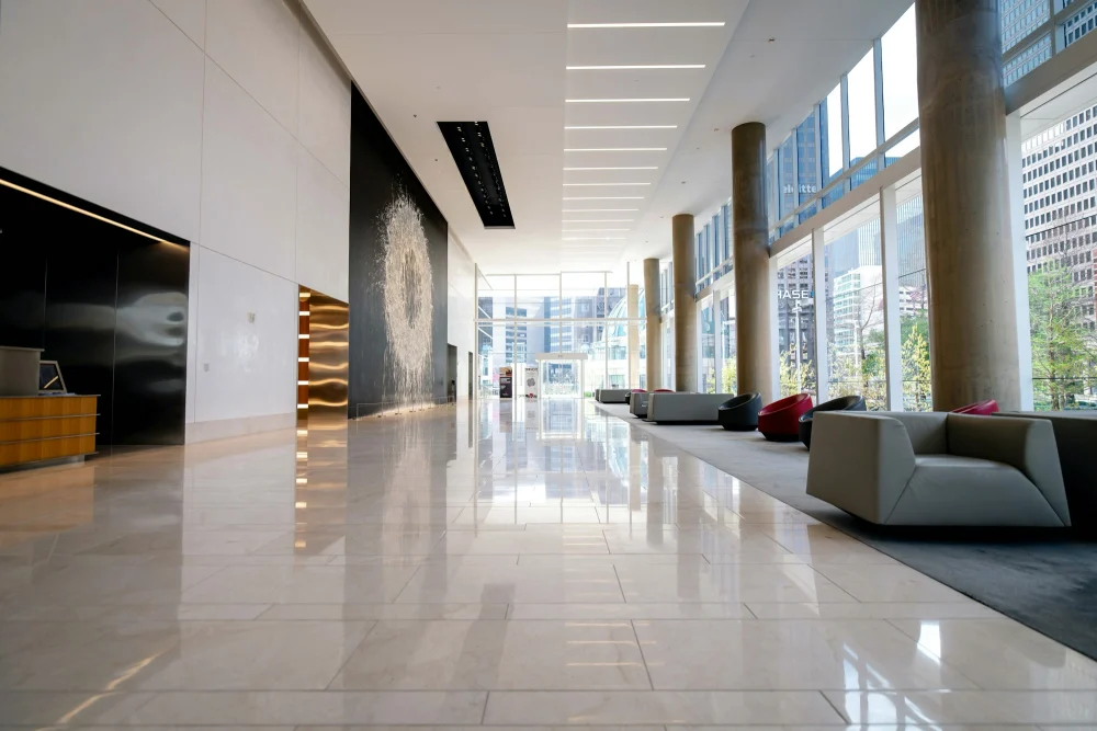 Contemporary business campus building
