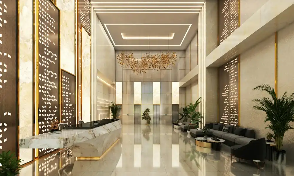 Premium marble lobby